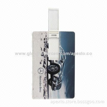 Card-shaped USB Flash Drive, Compatible with USB2.0 Interface, No Driver Required